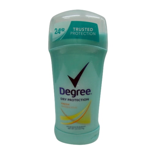 Degree Antiperspirant Invisible Solid For Women, Fresh, 2.6 Oz, 3 Pack