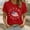 Z001-Red, variant on American Flag T Shirts Women 4th of July Patriotic USA Stars Graphic Short Sleeve Crewneck Tees 250th Birthday Independence Day Tops