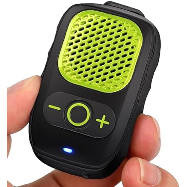wonima11 Wearable Bluetooth Speaker, 30H Working Time Clip-On Wireless Jobsite Pro Water-Resistant Portable Speaker, Built-in Mic for Hands-Free Music and Calls (Green)