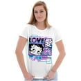 thumbnail image 4 of Kanji Style Betty Boop Love XOXO Women's T Shirt Ladies Tee Brisco Brands M, 4 of 5
