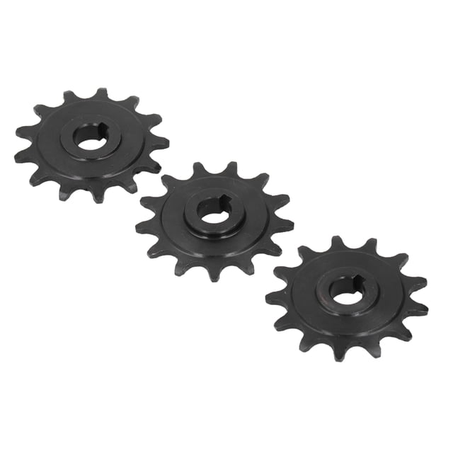 Piñón 410 13T, Rueda De Cadena Del Piñón Del Motor Del Motor De Acero 3PCS De Alta Dureza Para Scooter Eléctrico