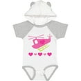 thumbnail image 3 of Inktastic Valentine Pink Heart Helicopter Boys or Girls Baby Bodysuit, 3 of 5