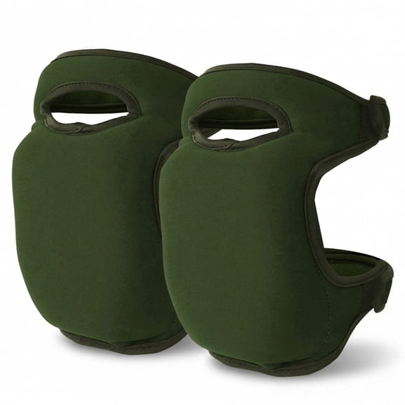 JAMCORAX 2Pcs Gardening Knee Pads,Soft Comfort Foam Protective Knee Pad,Adjustable Knee Braces for Gardener Kneeling Work Pruning (Army Green)