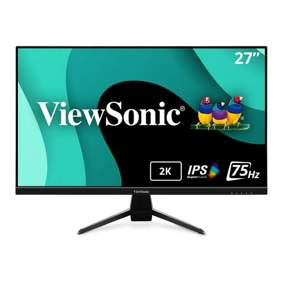 ViewSonic OMNI VX2767U-2K - LED monitor - gaming - 27" - 2560 x 1440 2K @ 75 Hz - IPS - HDMI, DisplayPort, USB-C