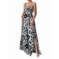 thumbnail image 2 of Women'S Jumpsuit Casual One-Piece Boho Summer Outfits Strap Wide Leg Long Pants Rompers, 2 of 9