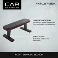thumbnail image 2 of CAP Strength Flat Bench, Black Finish, 2 of 5