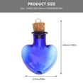 thumbnail image 2 of GETAJGHSD Miniature Glass Bottles Blue 10Pcs 1.0x0.9In, 2 of 8