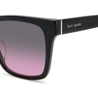 kate spade Tabitha Black Square Sunglasses Kate Spade Tabitha/s Women Black Squared Sunglasses – Otticanet main image 3
