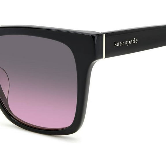 Kate Spade KS HARLOW/G/S Acetate Womens Square Sunglasses Black 55mm Adult