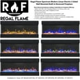 thumbnail image 2 of Regal Flame Spectrum 50" Modern Linear Electric 3 Sided Wall Mounted Fireplace, 2 of 9