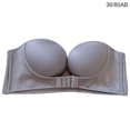 thumbnail image 1 of Sujetador sin tirantes, invisible, antideslizante, sexy, con hebilla frontal, ropa interior para vestido de novia, fiesta, gris, 36 / 80AB Scienceny AP001296-03, 1 of 7