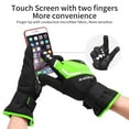 thumbnail image 4 of INBIKE Cycling Gloves for Men  Bike Gloves Bicycle gloves for Men Winter Windproof Reflective Thermal Gel Pads Touch Screen X-Large, 4 of 5