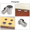 thumbnail image 3 of 4pcs Woodworking Table Clamp 20mm, Aluminum Alloy Stop Work Bench Dog Clamp, T Track Woodworking Work Bench Accessories For Hole, 3 of 5