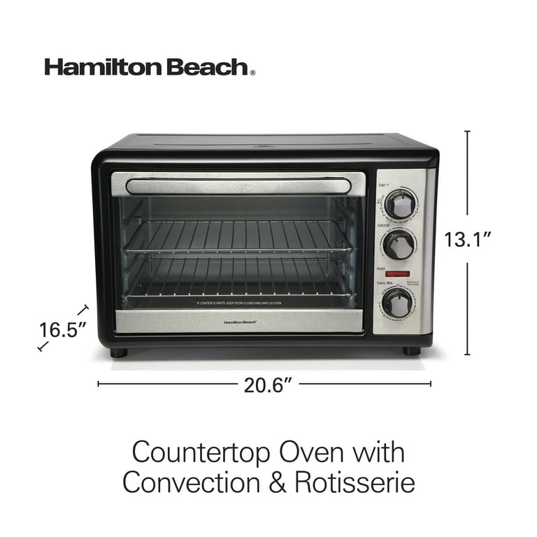 Hamilton Beach 31105 Counter Top Convection Oven/Rotisserie 