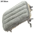 thumbnail image 2 of El cojín cuadrado para silla de oficina es adecuado para la cadera, cojín de asiento de felpa suave y fino, cojín antideslizante para silla de verano, comodidad, 2 of 5