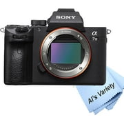 Sony a7 III Full-Frame Mirrorless Interchangeable-Lens Camera with 3-Inch LCD Body Only, Tripod, Case, and More 11pc Bundle (International Version)