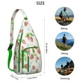 thumbnail image 3 of Strawberry Fruit Sling Bag Crossbody Backpack,Sling Backpack Adjustable Casual Shoulder Backpack for Travel Outdoor Activities, 3 of 4