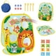 thumbnail image 1 of Juego de lanzamiento de sacos de arena de frijoles, tablero de cornhole plegable, juegos de fiesta para mayores de 3 años, hogar y jardín Animal, 1 of 9