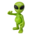 thumbnail image 4 of Space Adventure: Alien Figurine - 4 Articulated Points, 3" Vibrant Green Sci-Fi Alien, Posable Action Figure, Cosmic Toy, Classic Design, Kids Ages 3+, 4 of 7