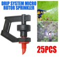 thumbnail image 1 of 25x Rotor Spray Sprinkler, Micro Garden Irrigation/watering 360 Deg Drip System*, 1 of 4
