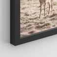 thumbnail image 5 of PixonSign Framed Wall Art Country Field Sheep & Deer Prints, Set of 4 Southwest Animals Photography Wall Decors, Nature Wall Décor, Adhesive Canvas Poster, Modern Home Artwork - 8"x10" Black, 5 of 5