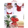 thumbnail image 4 of Funda de botella de vino de Navidad Naiovety de cuero de alce Telas no tejidas Decoración de comedor, 4 of 6