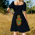 thumbnail image 3 of Mah Jongg Hamsa Robe Robe cocktail Robes Femmes Été 2024 Robes Formelles pour Occasions, 3 of 4