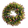 thumbnail image 2 of BKER Green Wreath For Decorating Door Wall And Windows Simulation Flower Door Hanging Home Decoration Spring Summer Wreath Wreath 1pc, 2 of 5
