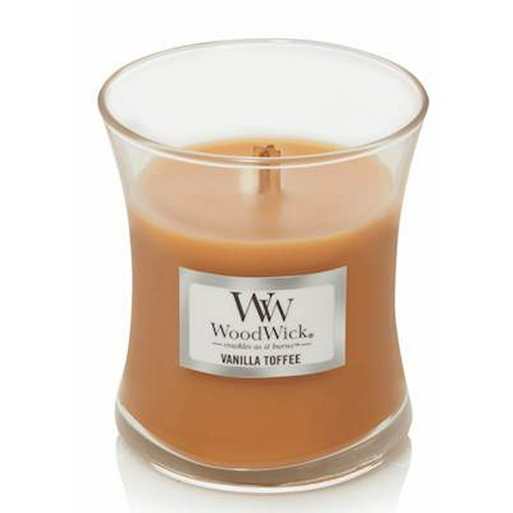 VANILLA TOFFEE WoodWick Mini Hourglass Scented Jar Candle Walmart