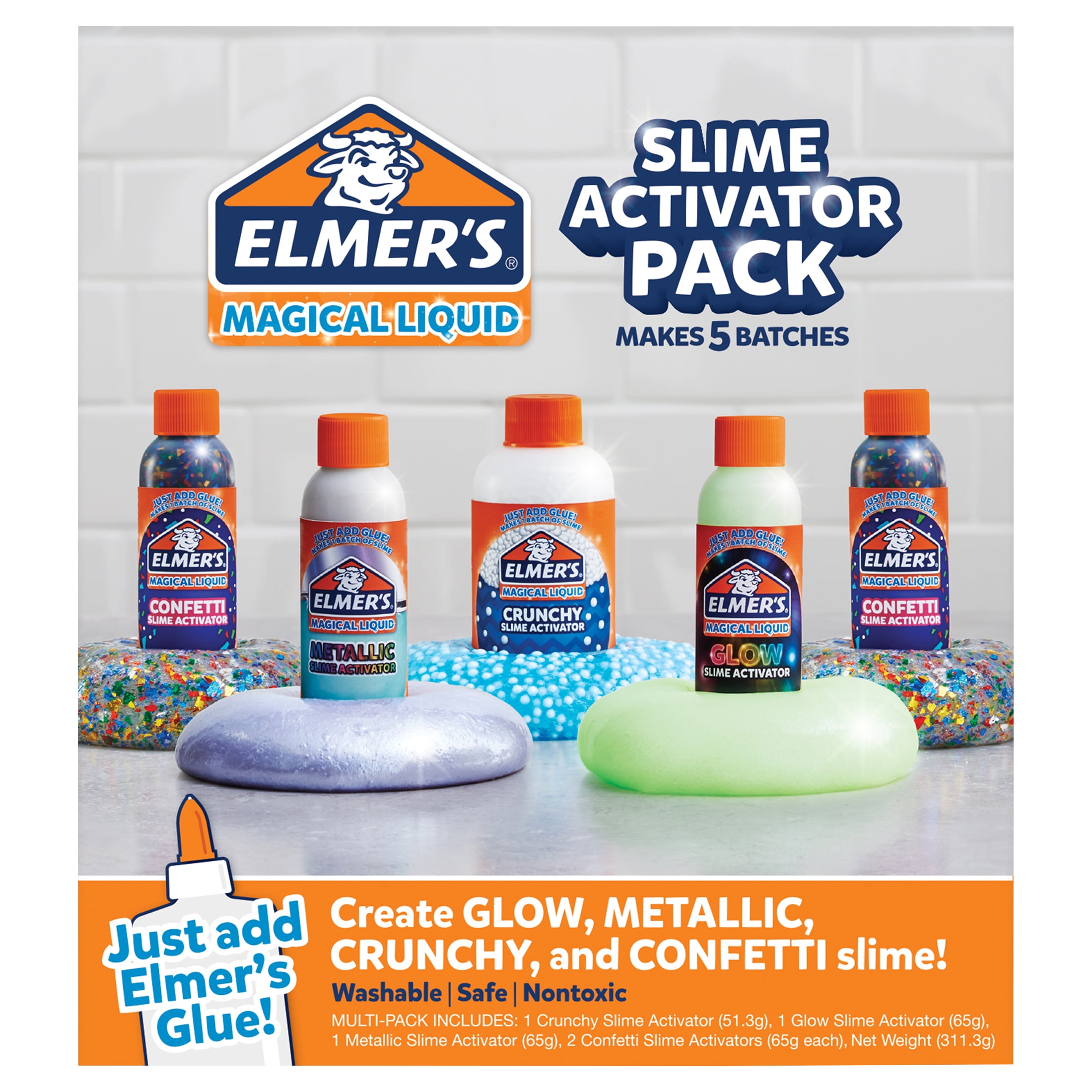 .com: Elmer's Glue Slime Magical Liquid Activator Solution only  $5.99!