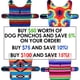 thumbnail image 4 of Poncho para perros hecho a mano de manta mexicana - Ropa para perros Southwestern y Tie Dye - Abrigo - Traje - Suéter - Chaleco JM, 4 of 5