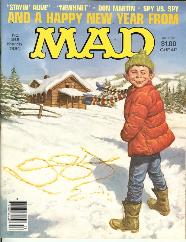 MAD Magazine Vintage Collectible #245 MARCH 1984