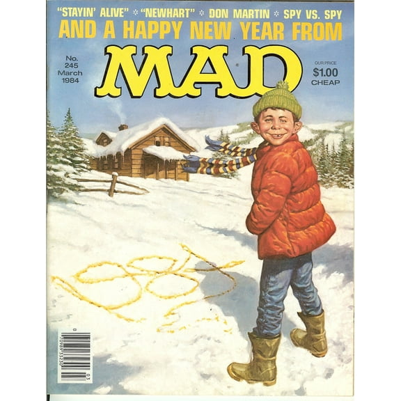 MAD Magazine Vintage Collectible #245 MARCH 1984