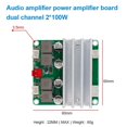 thumbnail image 4 of Placa Amplificadora Digital TPA3116D2 Módulo Amplificador Audio de Clase D de 2 Canales Módulo Amplificador Estéreo de Alta Potencia de 2 X 100 W CC 12-24 V, 4 of 5