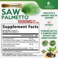 thumbnail image 3 of Saw Palmetto for Men 1000MG - 3X Strength Prostate Health Supplements for Men's Health Support - with Stinging Nettle and Pumpkin Seed Extract - Prostate Urinary & Hair Health Support - 120 Capsules, 3 of 10