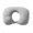 grey, variant on Inflatable U-Shaped Travel Pillow, Soft Touch Neck Support Cushion with Leak-Proof Valve, Compact & Portable Airplane Headrest for Long Flights and Road Trips, Celestial Azure