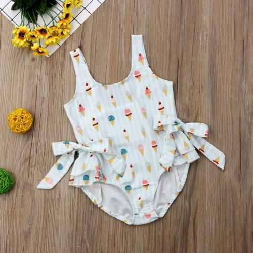 baby girl ice cream swimsuit