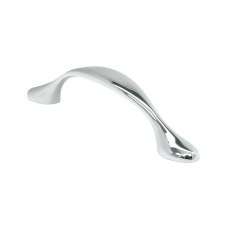 Chrome Contemporary Handle Pulls Cabinet 50 Pack Flare Style 3-3/4