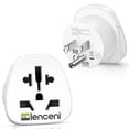 thumbnail image 1 of Adaptador de Enchufe LENCENT Blanco Convierte Enchufe de Europa y Más a EE. UU., 1 of 8