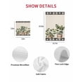 thumbnail image 7 of Spring Kitchen Dish Towels for Drying Dishes Set of 3, Country Vintage Pots Plants Black Plaid Border Waffle Weave Microfiber Hand Tea Bathroom Towels Quick Dry & Absorbent Towel 15.7x23.6, 7 of 7