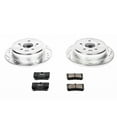 thumbnail image 3 of PowerStop Rear Z23 Evolution Sport Carbon-Fiber Ceramic Brake Pad and Drilled & Slotted Rotor Kit Fits: LEXUS Select Models K195, 3 of 10