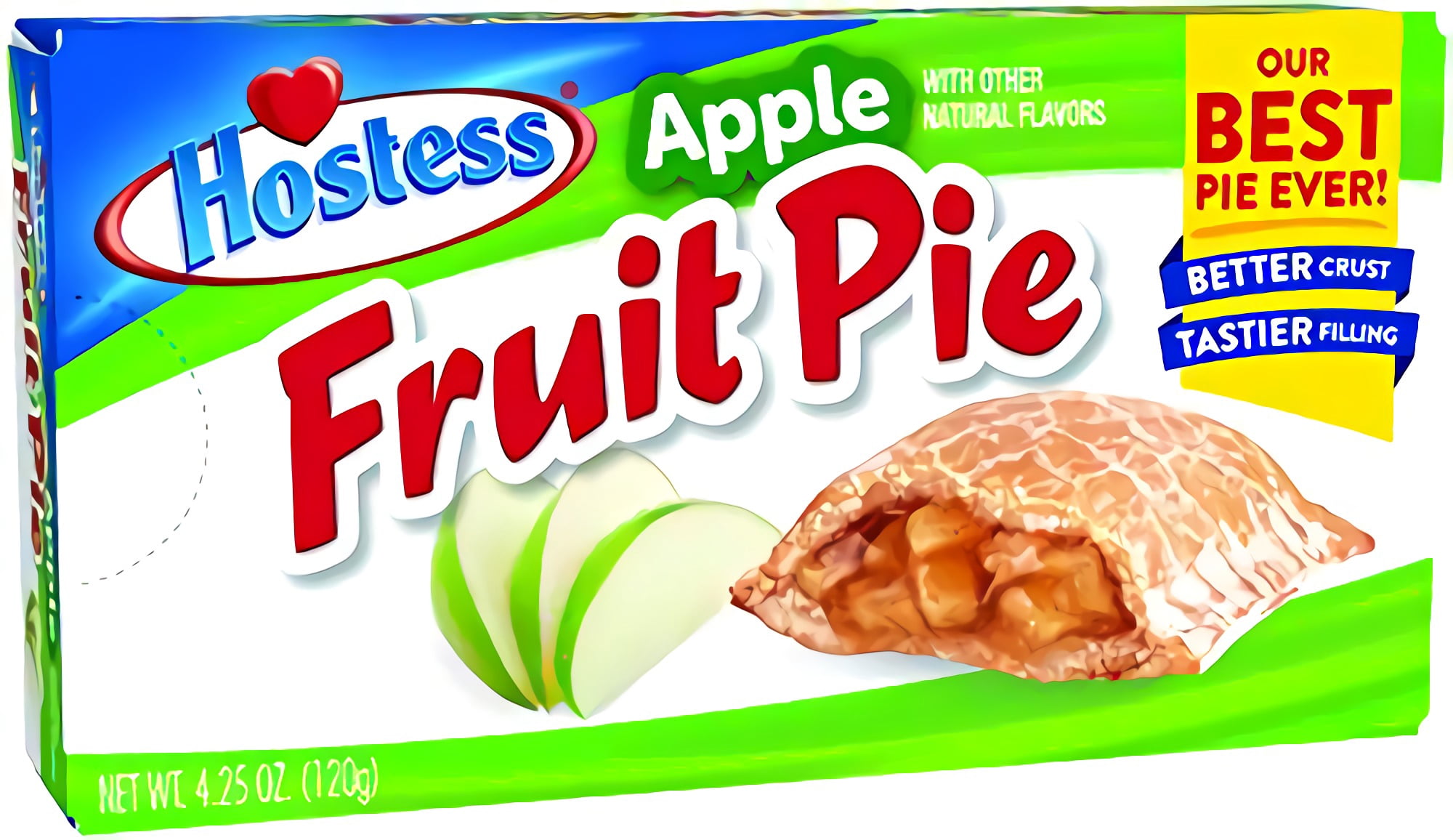 Hostess Fruit Pie, Apple, 4.25 Ounce, 8 Count