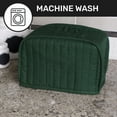 thumbnail image 4 of RITZ Two-Slice Toaster Kitchen Appliance Cover (APPLIANCE NOT INCLUDED), Dark Green, 4 of 5