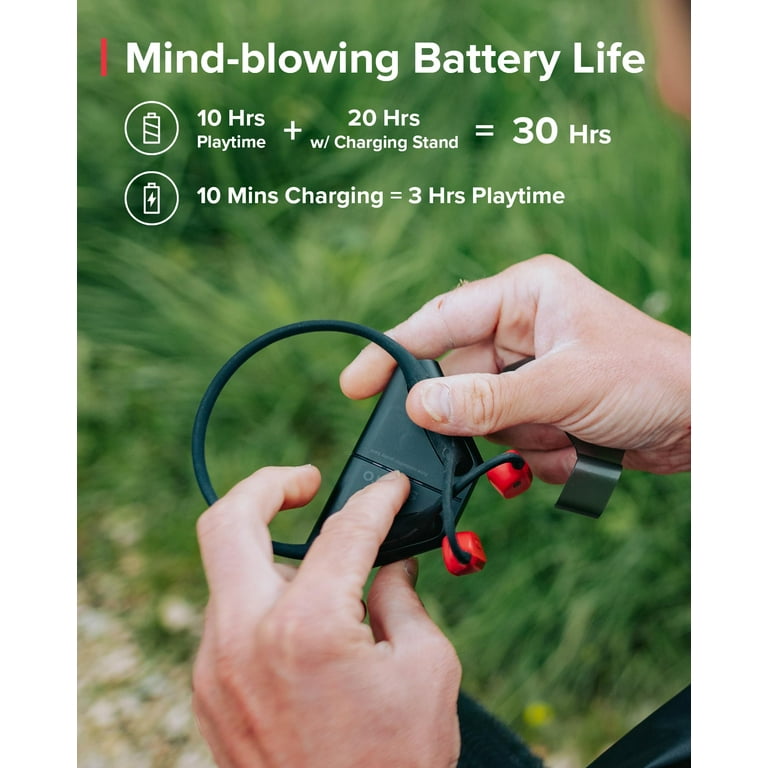 Suunto Wing ブラック Suunto Wing 2 Black | Open-Ear Headphones with Powerbank