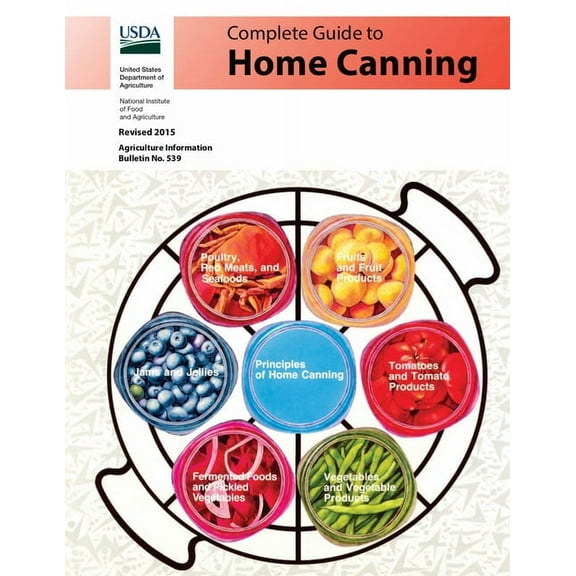 Complete Guide to Home Canning (Full Color): Canning Principles, Basic Ingredients, Syrups, Fruit, Tomatoes, Vegetables,, (Paperback)