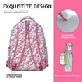 thumbnail image 5 of Unicorn rainbow school backpack for Student with magical cartoon design, sparkly galaxy and clouds, cute animal print, large capacity, waterproof and breathable comfort, 5 of 6