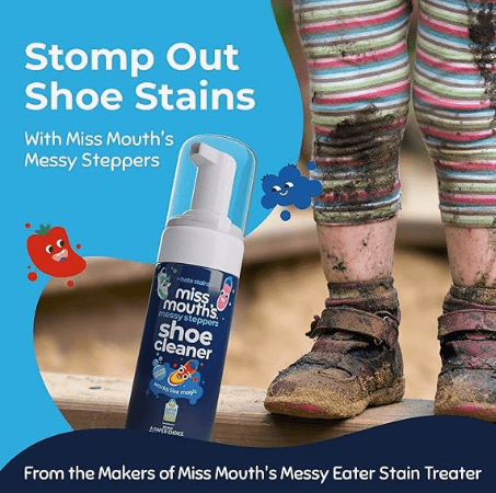 Miss Mouths Messy Stepper Foaming Shoe Cleaner - 4oz - Walmart.com