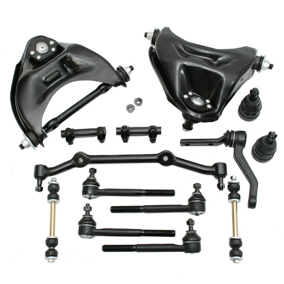 Hex Autoparts 14pc Complete Front Control Arm Suspension Kit replacement for Chevy Blazer S10 GMC Jimmy Sonoma Isuzu Hombre 2WD