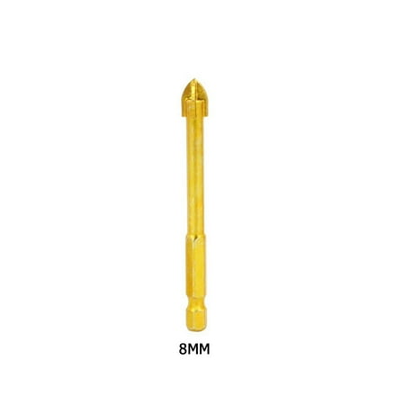 

BAMILL 1pc Hex Shank Tile Bits Glass Ceramic Concrete Hole Opener saw Triangle Drill