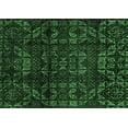 thumbnail image 1 of Ahgly Company Indoor Rectangle Abstract Emerald Green Modern Area Rugs, 6' x 9', 1 of 4